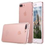 Laptop, Telefoane si Tablete - Telefoane mobile si accesorii - Accesorii Telefoane - Huse telefoane - Husa Full TPU 360° (fata + spate) pentru iPhone 7 Plus, Transparent - Infinity.ro