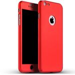 Laptop, Telefoane si Tablete - Telefoane mobile si accesorii - Accesorii Telefoane - Huse telefoane - Husa Carcasa telefon Iphone 6/6S Plus Protejeaza 360° Ultrasubtire + Folie Sticla - Red - Infinity.ro