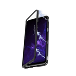 Laptop, Telefoane si Tablete - Telefoane mobile si accesorii - Accesorii Telefoane - Huse telefoane - Husa magnetica pentru Samsung Galaxy S8, rama metalica, Negru/Transparent - Infinity.ro