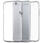 Laptop, Telefoane si Tablete - Telefoane mobile si accesorii - Accesorii Telefoane - Huse telefoane - Husa Full TPU 360° (fata + spate) pentru iPhone 6 / 6S, Transparent - Infinity.ro
