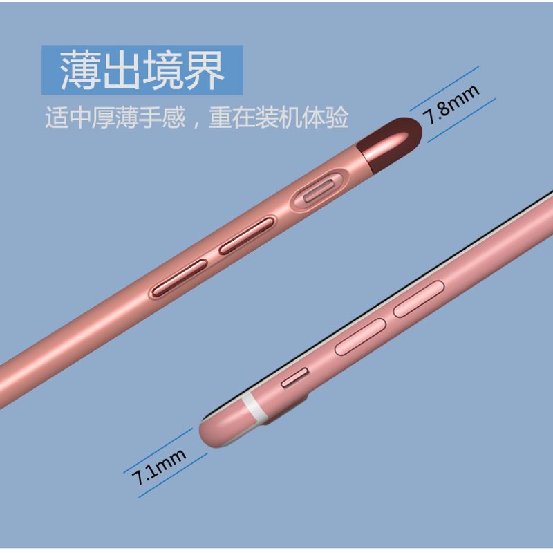 Laptop, Telefoane si Tablete - Telefoane mobile si accesorii - Accesorii Telefoane - Huse telefoane - Husa IPAKY Full Protection - Luxury Thin - iPhone 7 Plus (Rose Gold) - Infinity.ro