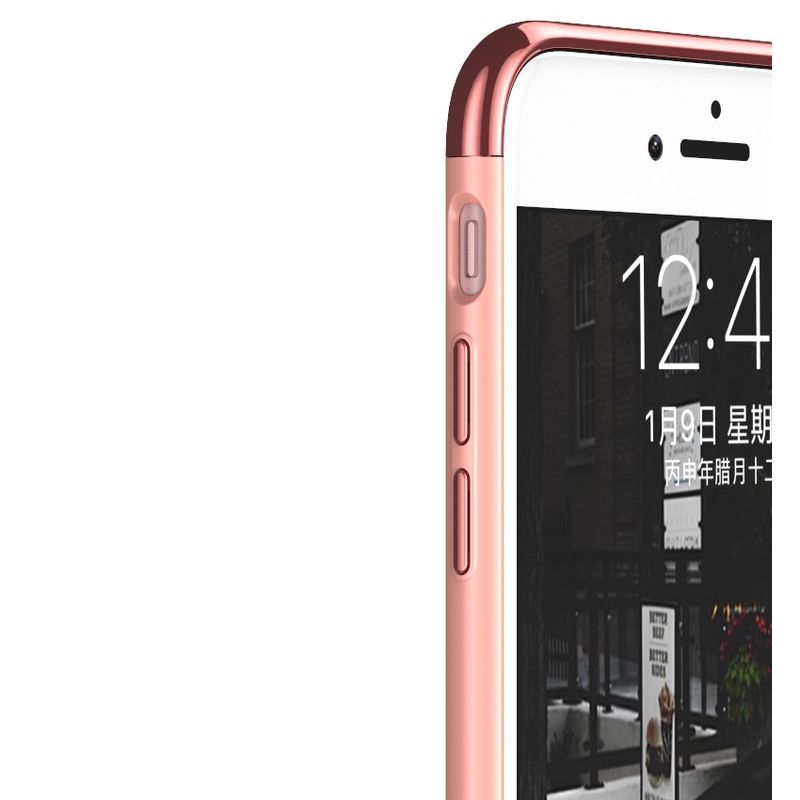 Laptop, Telefoane si Tablete - Telefoane mobile si accesorii - Accesorii Telefoane - Huse telefoane - Husa IPAKY Full Protection - Luxury Thin - iPhone 7 Plus (Rose Gold) - Infinity.ro
