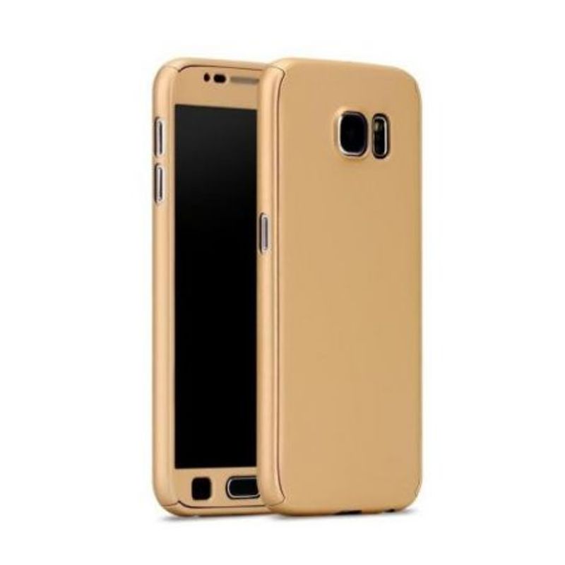 Laptop, Telefoane si Tablete - Telefoane mobile si accesorii - Accesorii Telefoane - Huse telefoane - Husa FullBody MyStyle Gold Samsung Galaxy J5 2017 acoperire completa 360 grade cu folie de protectie gratis - Infinity.ro