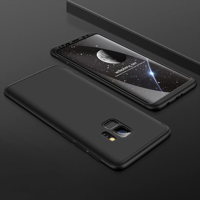 Laptop, Telefoane si Tablete - Telefoane mobile si accesorii - Accesorii Telefoane - Huse telefoane - Husa Full Cover 360 GKK Samsung Galaxy S9 - Negru - Infinity.ro