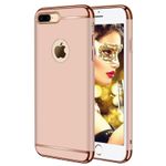 Laptop, Telefoane si Tablete - Telefoane mobile si accesorii - Accesorii Telefoane - Huse telefoane - Husa telefon Apple Iphone 8 ofera protectie 3in1 Ultrasubtire Lux Rose Gold Matte - Infinity.ro