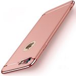 Laptop, Telefoane si Tablete - Telefoane mobile si accesorii - Accesorii Telefoane - Huse telefoane - Husa telefon Apple Iphone 8 ofera protectie 3in1 Ultrasubtire Lux Rose Gold Matte - Infinity.ro