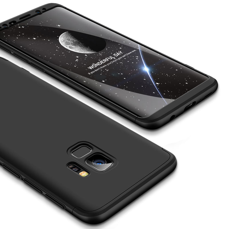 Laptop, Telefoane si Tablete - Telefoane mobile si accesorii - Accesorii Telefoane - Huse telefoane - Husa Full Cover 360 GKK Samsung Galaxy S9 - Negru - Infinity.ro