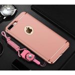 Laptop, Telefoane si Tablete - Telefoane mobile si accesorii - Accesorii Telefoane - Huse telefoane - Husa telefon Apple Iphone 8 ofera protectie 3in1 Ultrasubtire Lux Rose Gold Matte - Infinity.ro