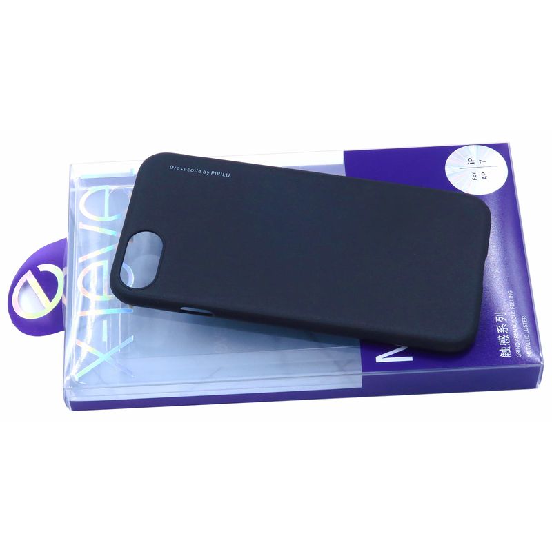 Laptop, Telefoane si Tablete - Telefoane mobile si accesorii - Accesorii Telefoane - Huse telefoane - Husa Apple iPhone 7, MyStyle X-LEVEL Metalic Black - Infinity.ro