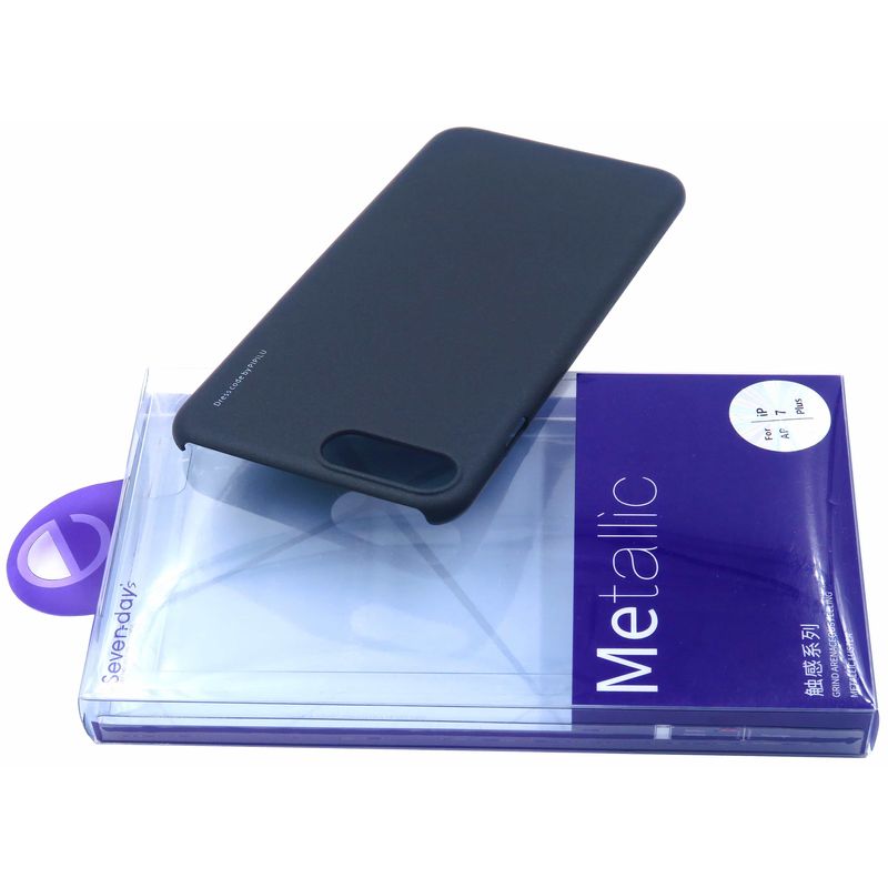 Laptop, Telefoane si Tablete - Telefoane mobile si accesorii - Accesorii Telefoane - Huse telefoane - Husa Apple iPhone 7, MyStyle X-LEVEL Metalic Black - Infinity.ro
