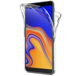 Laptop, Telefoane si Tablete - Telefoane mobile si accesorii - Accesorii Telefoane - Huse telefoane - Husa Full TPU 360° (fata + spate) pentru Samsung Galaxy J4 Plus (2018), Transparent - Infinity.ro