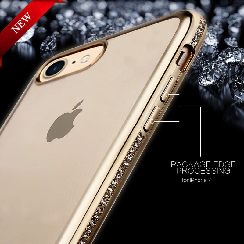 Laptop, Telefoane si Tablete - Telefoane mobile si accesorii - Accesorii Telefoane - Huse telefoane - Husa telefon Iphone 7 Plus ofera protectie Ultrasubtire - Clear Diamond - Infinity.ro
