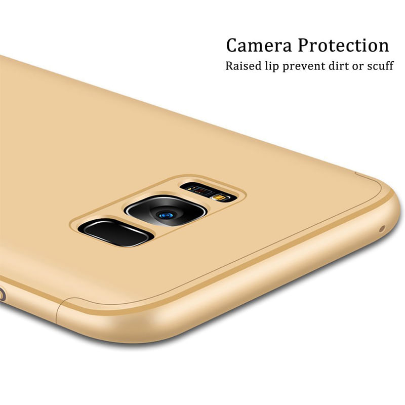 Laptop, Telefoane si Tablete - Telefoane mobile si accesorii - Accesorii Telefoane - Huse telefoane - Husa Samsung Galaxy S8 Plus GKK Full Cover 360 - Gold - Infinity.ro