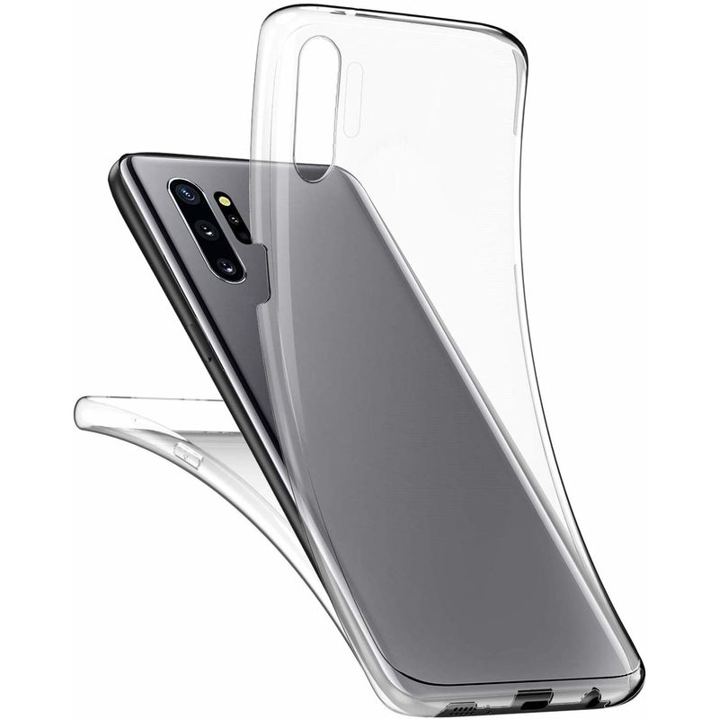 Laptop, Telefoane si Tablete - Telefoane mobile si accesorii - Accesorii Telefoane - Huse telefoane - Husa Full TPU 360° (fata + spate) pentru Samsung Galaxy Note 10 Plus, Transparent - Infinity.ro