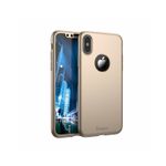 Laptop, Telefoane si Tablete - Telefoane mobile si accesorii - Accesorii Telefoane - Huse telefoane - Husa Ipaky 360 Grade Ultra Slim Compatibila Cu iPhone X Gold Folie Ecran Inclusa - Infinity.ro