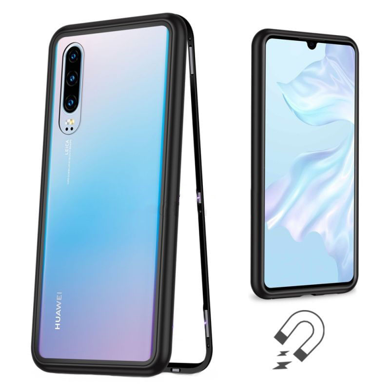Laptop, Telefoane si Tablete - Telefoane mobile si accesorii - Accesorii Telefoane - Huse telefoane - Husa Magnetic Case 360° pentru Huawei P30, Negru - Infinity.ro