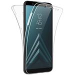 Laptop, Telefoane si Tablete - Telefoane mobile si accesorii - Accesorii Telefoane - Huse telefoane - Husa Full TPU 360° (fata + spate) pentru Samsung Galaxy J4 Plus (2018), Transparent - Infinity.ro