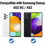 Laptop, Telefoane si Tablete - Telefoane mobile si accesorii - Accesorii Telefoane - Huse telefoane - Husa fata spate, TPU/Policarbonat, Compatibil Samsung Galaxy A52/A52 5G/Samsung A52S 5G, Transparent - Infinity.ro