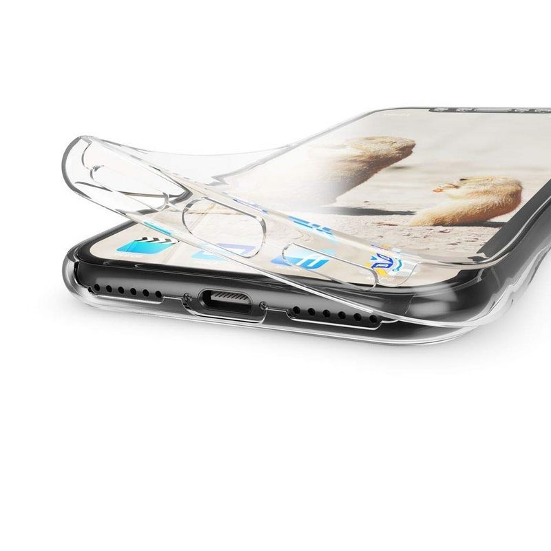 Laptop, Telefoane si Tablete - Telefoane mobile si accesorii - Accesorii Telefoane - Huse telefoane - Husa Full TPU 360° (fata + spate) pentru iPhone XS Max, Transparent - Infinity.ro