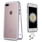 Laptop, Telefoane si Tablete - Telefoane mobile si accesorii - Accesorii Telefoane - Huse telefoane - Husa Magnetic Case 360° pentru iPhone 8 Plus, Silver - Infinity.ro