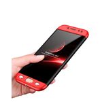 Laptop, Telefoane si Tablete - Telefoane mobile si accesorii - Accesorii Telefoane - Huse telefoane - Husa Full Cover 360 GKK Samsung Galaxy J3 2017 J330, J3 Pro 2017 - Negru-Rosu - Infinity.ro