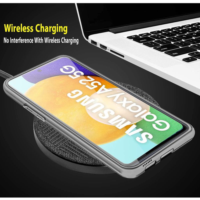 Laptop, Telefoane si Tablete - Telefoane mobile si accesorii - Accesorii Telefoane - Huse telefoane - Husa fata spate, TPU/Policarbonat, Compatibil Samsung Galaxy A52/A52 5G/Samsung A52S 5G, Transparent - Infinity.ro