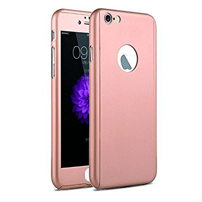 Laptop, Telefoane si Tablete - Telefoane mobile si accesorii - Accesorii Telefoane - Huse telefoane - Husa MyStyle Fullbody Rose-Gold Apple iPhone 7 acoperire completa 360 grade cu folie de sticla gratis - Infinity.ro