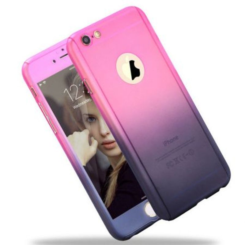 Laptop, Telefoane si Tablete - Telefoane mobile si accesorii - Accesorii Telefoane - Huse telefoane - Husa Fullbody MyStyle Degrade Apple iPhone 6 / Apple iPhone 6s acoperire completa 360 grade cu folie de sticla gratis - Infinity.ro