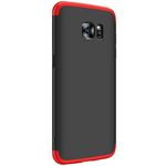 Laptop, Telefoane si Tablete - Telefoane mobile si accesorii - Accesorii Telefoane - Huse telefoane - Carcasa Samsung Galaxy S7 Edge, MyStyle, 360° 3in1 Negru-Rosu - Infinity.ro