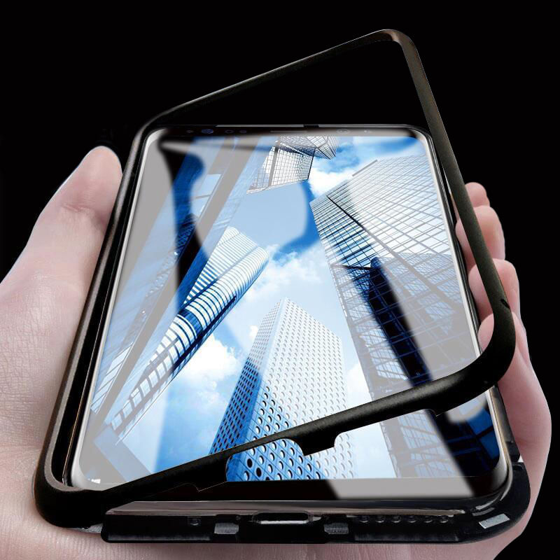 Laptop, Telefoane si Tablete - Telefoane mobile si accesorii - Accesorii Telefoane - Huse telefoane - Husa 360° Magnetic Protection - Samsung Galaxy S8 Plus - Negru - Infinity.ro
