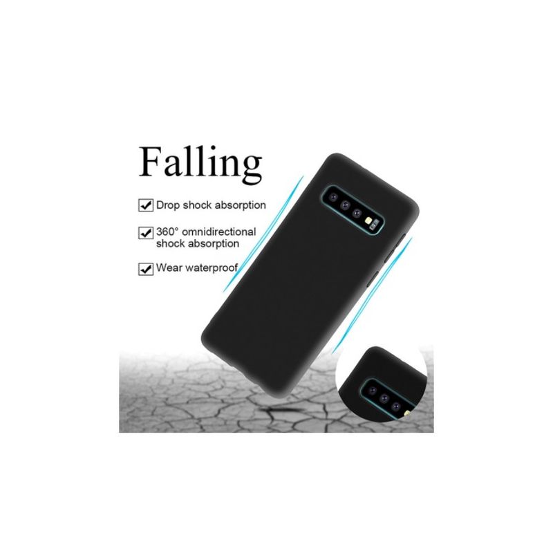 Laptop, Telefoane si Tablete - Telefoane mobile si accesorii - Accesorii Telefoane - Huse telefoane - Husa din silicon pentru Samsung Galaxy S10, ultraslim, Negru - Infinity.ro