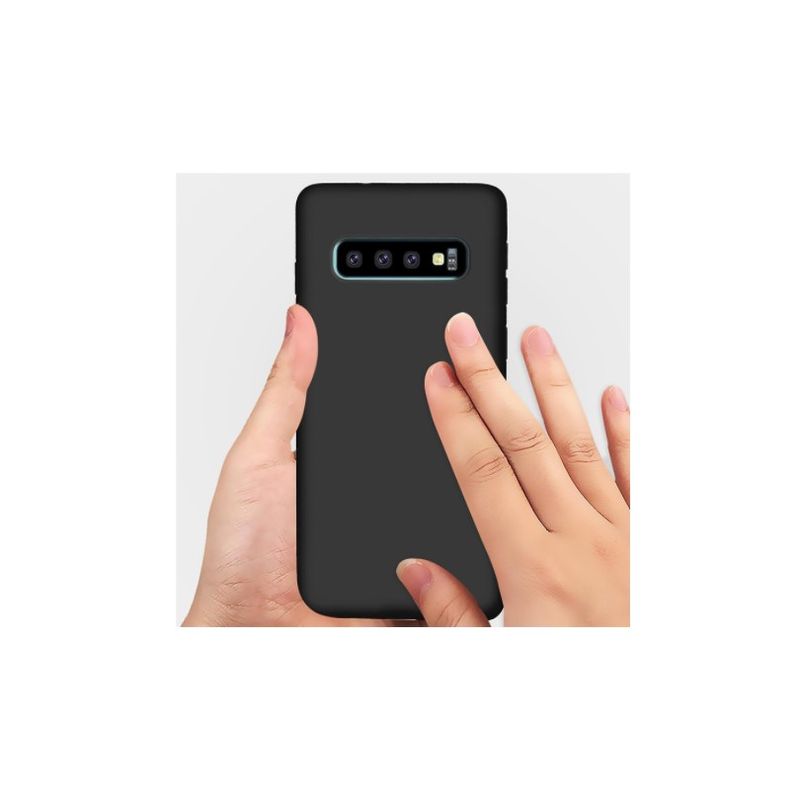 Laptop, Telefoane si Tablete - Telefoane mobile si accesorii - Accesorii Telefoane - Huse telefoane - Husa din silicon pentru Samsung Galaxy S10, ultraslim, Negru - Infinity.ro