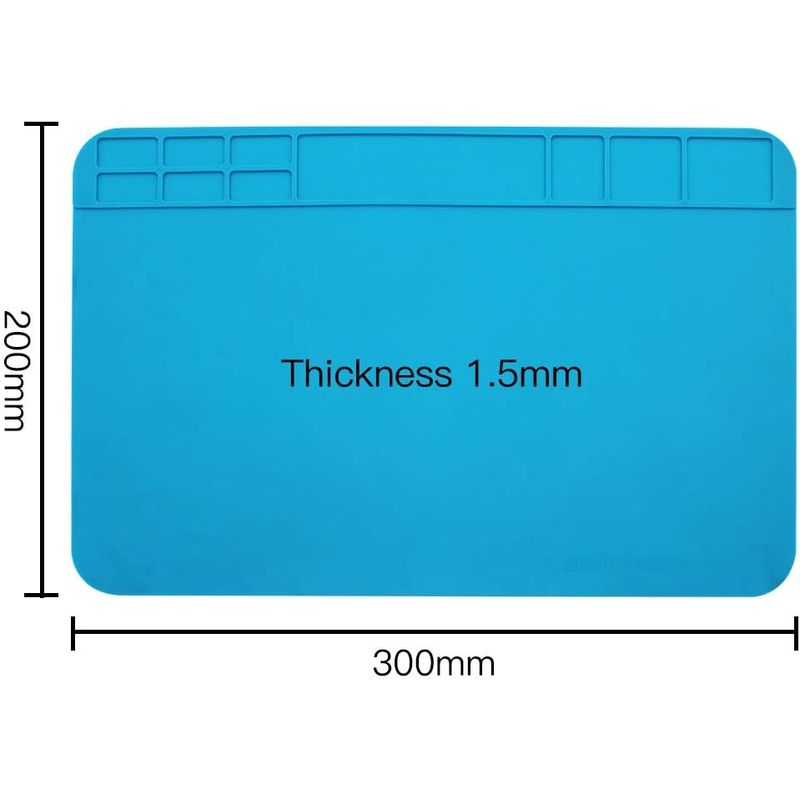 Auto si Moto - Intretinere auto - Covorase auto - Set 2 covorase de reparatii, Silicon, 30x20cm, Albastru - Infinity.ro