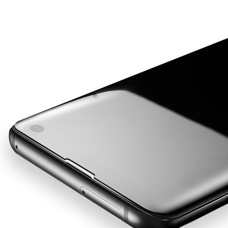 Laptop, Telefoane si Tablete - Telefoane mobile si accesorii - Accesorii Telefoane - Folii protectie telefoane - Set 2 folii de sticla Samsung Galaxy S10 Plus, MyStyle FULL GLUE UV - Infinity.ro