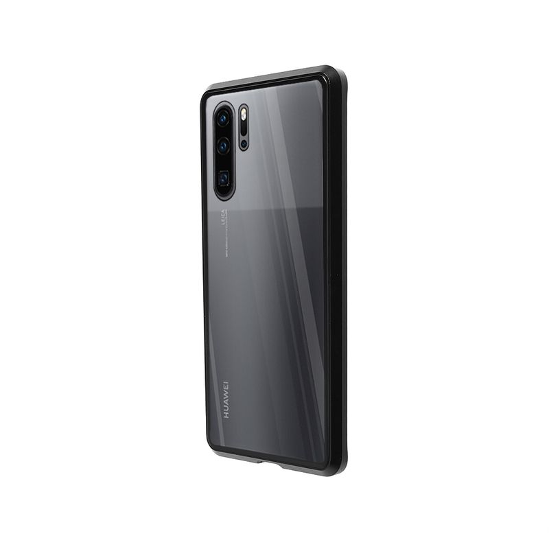 Laptop, Telefoane si Tablete - Telefoane mobile si accesorii - Accesorii Telefoane - Huse telefoane - Carcasa magnetica pentru Huawei P30 Pro, Sticla, 360 °, Negru - Infinity.ro
