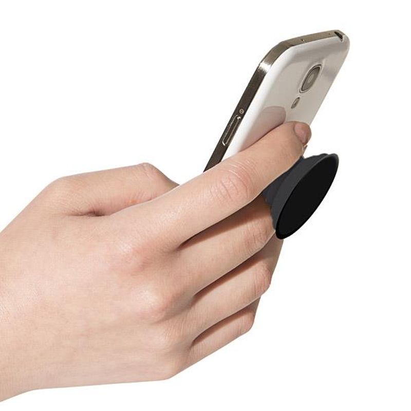 Laptop, Telefoane si Tablete - Telefoane mobile si accesorii - Accesorii Telefoane - Suport si docking telefoane - Suport telefon de tip Popstand Telescopic - Suport Universal telefon, MyStyle, Negru - Infinity.ro