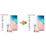 Laptop, Telefoane si Tablete - Telefoane mobile si accesorii - Accesorii Telefoane - Folii protectie telefoane - Set 2 folii de sticla Samsung Galaxy S10 Plus, MyStyle FULL GLUE UV - Infinity.ro