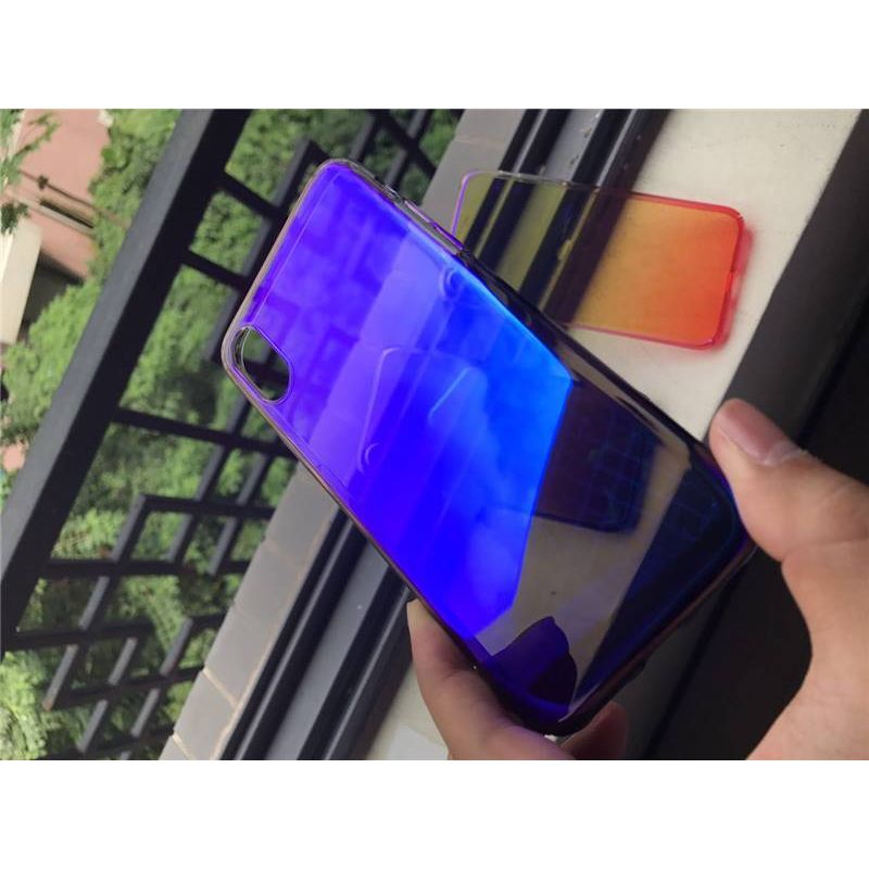 Laptop, Telefoane si Tablete - Telefoane mobile si accesorii - Accesorii Telefoane - Huse telefoane - Carcasa Apple iPhone 8, MyStyle Crystal Blue Cameleon gradient color changer - Infinity.ro