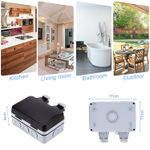 Casa si Gradina - Electrice - Prize - Priza exterioara impermeabil IP66, dubla, pentru utilizare in exterior, 220V, 16A, ABS - Infinity.ro