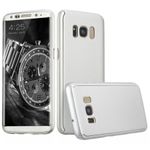 Laptop, Telefoane si Tablete - Telefoane mobile si accesorii - Accesorii Telefoane - Huse telefoane - Husa Samsung Galaxy S8 Full Cover 360° ( fata + spate), Silver - Infinity.ro