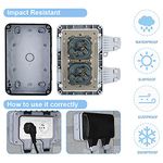 Casa si Gradina - Electrice - Prize - Priza exterioara impermeabil IP66, dubla, pentru utilizare in exterior, 220V, 16A, ABS - Infinity.ro