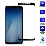 Laptop, Telefoane si Tablete - Telefoane mobile si accesorii - Accesorii Telefoane - Folii protectie telefoane - Set 2 folii de sticla Samsung Galaxy A8 2018, MyStyle 9D Full Glue Black - Infinity.ro