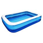 Casa si Gradina - Gradina si terasa - Piscine si accesorii - Piscine - Piscina Gonflabila Dreptunghiulara, Pentru Exterior, 200 x 150 x 50 Cm, Albastru/Alb - Infinity.ro