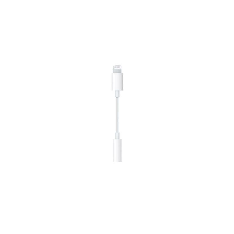 Laptop, Telefoane si Tablete - Telefoane mobile si accesorii - Accesorii Telefoane - Cabluri si adaptoare telefoane - Adaptor Lightning la Jack 3.5mm, pentru iPhone, Alb - Infinity.ro