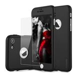 Laptop, Telefoane si Tablete - Telefoane mobile si accesorii - Accesorii Telefoane - Huse telefoane - Husa telefon Iphone 6/6S Plus ofera protectie 360° Ultrasubtire + Folie Sticla Securizata - Black - Infinity.ro
