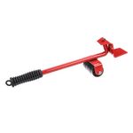 Casa si Gradina - Mobilier - Feronerie si accesorii mobila - Set parghie de ridicare si 4 suporti cu roti, rosu, 350 kg max - Infinity.ro