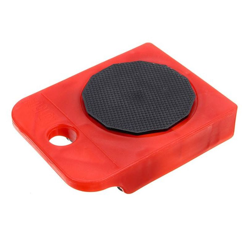 Casa si Gradina - Mobilier - Feronerie si accesorii mobila - Set parghie de ridicare si 4 suporti cu roti, rosu, 350 kg max - Infinity.ro