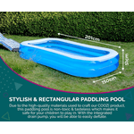 Casa si Gradina - Gradina si terasa - Piscine si accesorii - Piscine - Piscina Gonflabila Dreptunghiulara, Pentru Exterior, 200 x 150 x 50 Cm, Albastru/Alb - Infinity.ro