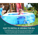 Casa si Gradina - Gradina si terasa - Piscine si accesorii - Piscine - Piscina Gonflabila Dreptunghiulara, Pentru Exterior, 200 x 150 x 50 Cm, Albastru/Alb - Infinity.ro