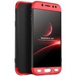 Laptop, Telefoane si Tablete - Telefoane mobile si accesorii - Accesorii Telefoane - Huse telefoane - Carcasa Samsung Galaxy J3 2017, MyStyle, 360° 3in1 Negru-Rosu - Infinity.ro